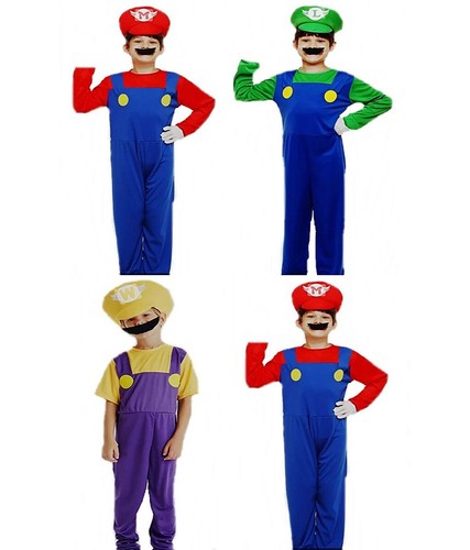 Kinder kostüm super mario - kostüm,