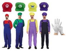 Herren Super Mario Kostüm